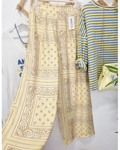 Pantalón Bandana Amarillo