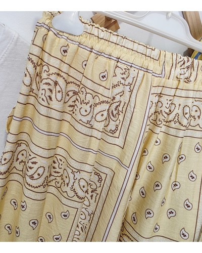 Pantalón Bandana Amarillo