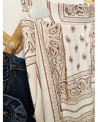 Pantalón Bandana Tostado