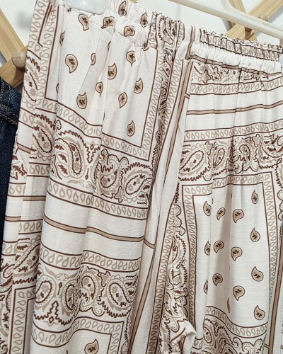 Pantalón Bandana Tostado