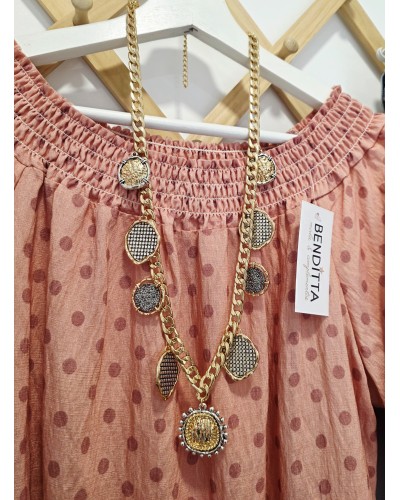 Collar Largo Monedas