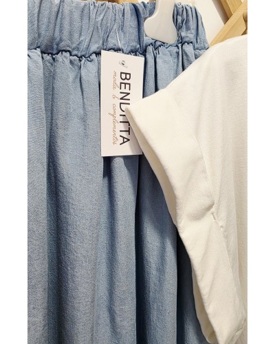 Pantalón Bombacho / Denim Fluido