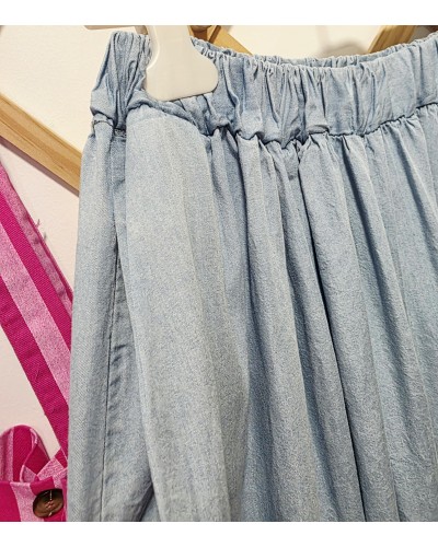 Pantalón Bombacho / Denim Fluido