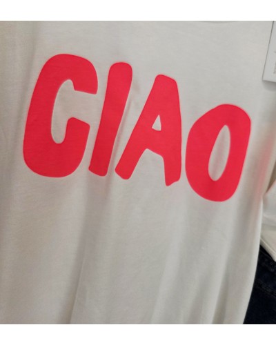 Camiseta Ciao Rosa Flúor