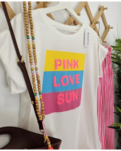 Camiseta Pink Love Sun