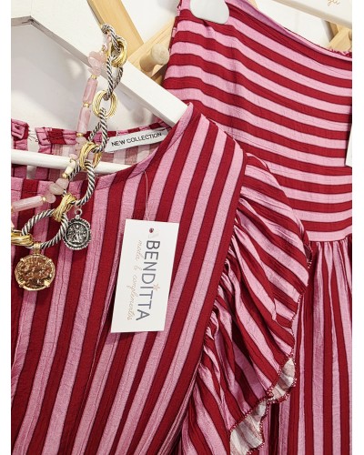 Blusa Nido de Abeja Rosa