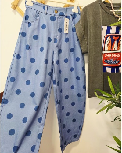 Jeans Barrel / Lunar Azul
