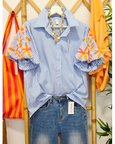 Blusa Mil Rayas / Bordados