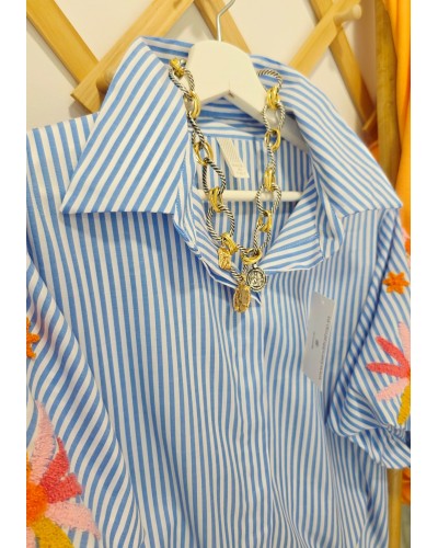 Blusa Mil Rayas / Bordados