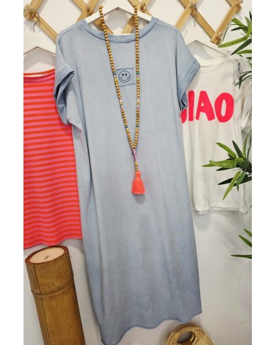 Vestido Smile / Lavado Azul