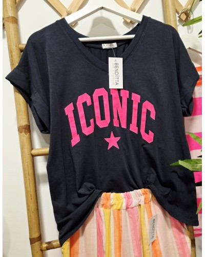 Camiseta Iconic Azul Marino