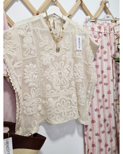 Blusa Crochet Arena