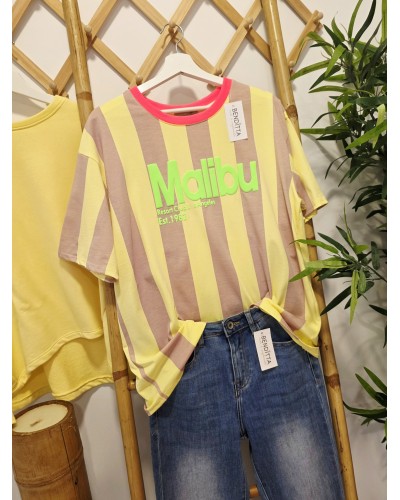 Camiseta Malibú Amarillo