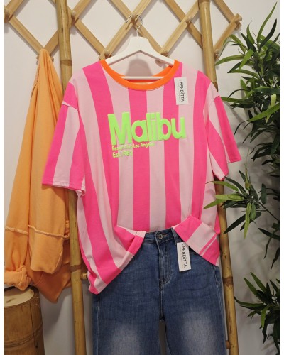Camiseta Malibú Rosa