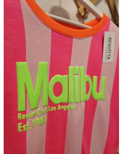 Camiseta Malibú Rosa