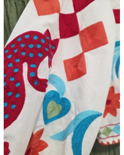 Chaqueta Bordada / Borlas